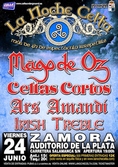 la noche celta cartel