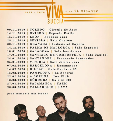 viva suecia gira el milagro