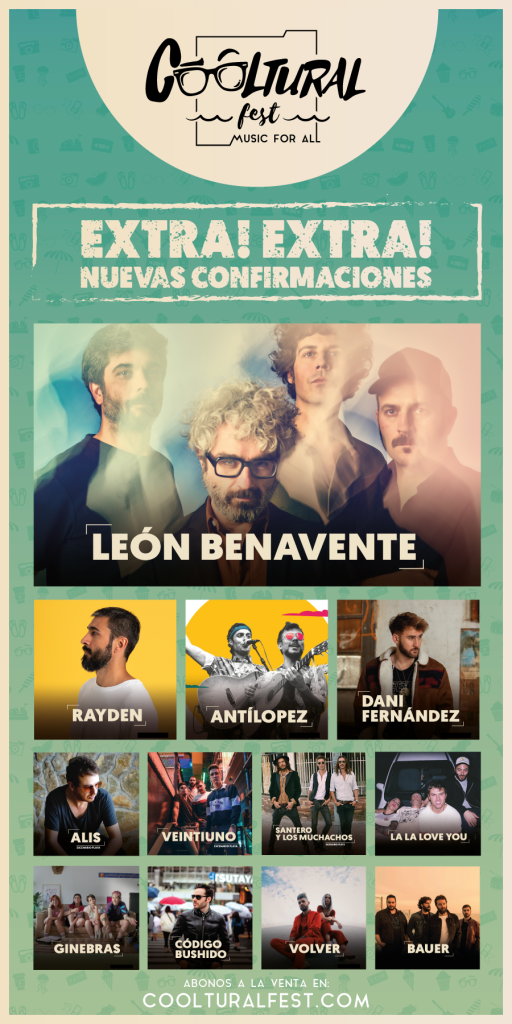 cooltural nuevas confirmaciones