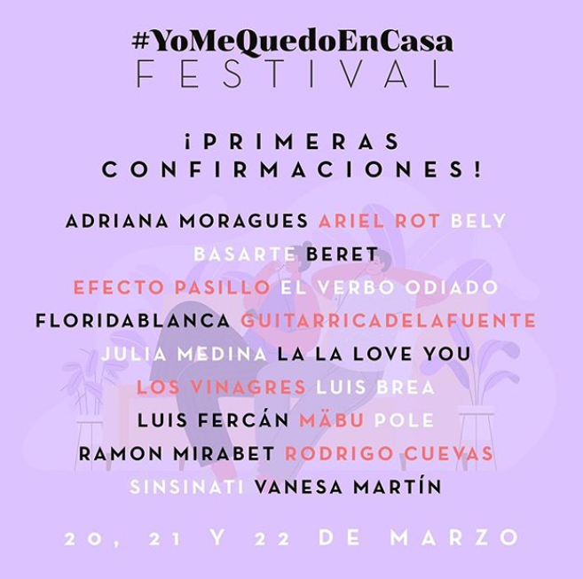 yomequedoencasa festival 2
