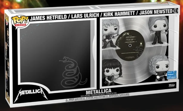 Meyella proporción parásito Metallica contará con caja especial Funko! de su "The Black album"