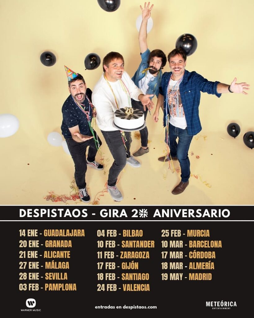 despistaos gira 20 aniversario