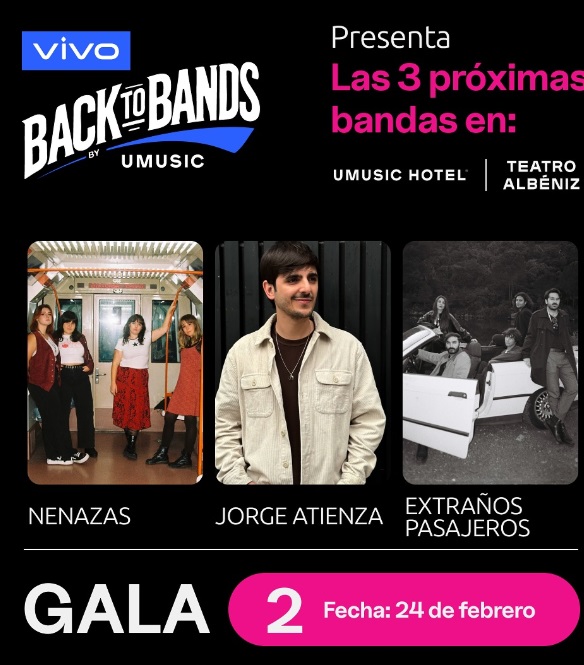 vivo back to bands galas