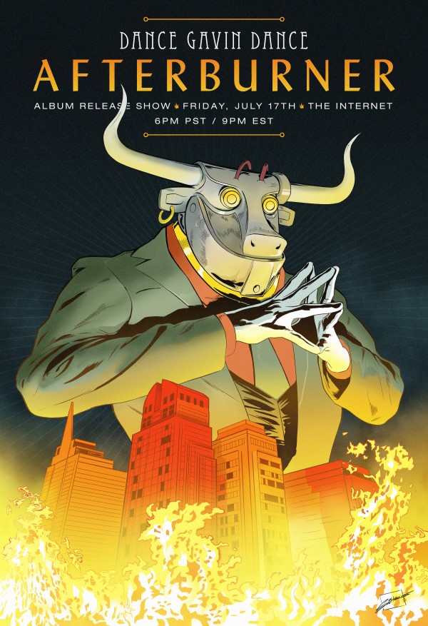 dance gavin dance afterburner show