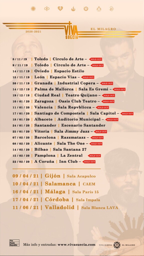 viva suecia el milagro gira 2021