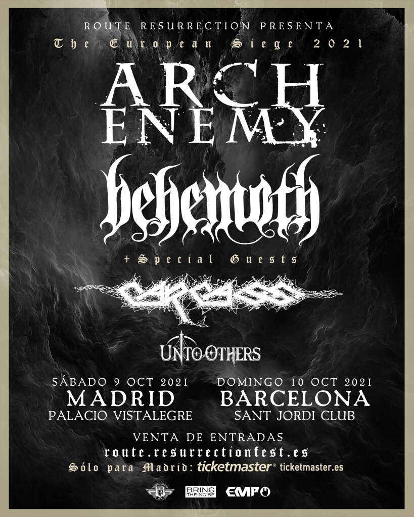 arch enemy y behemoth tour