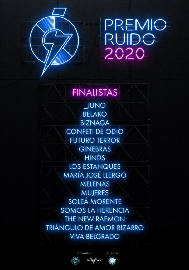 Finalistas premio ruido 2020