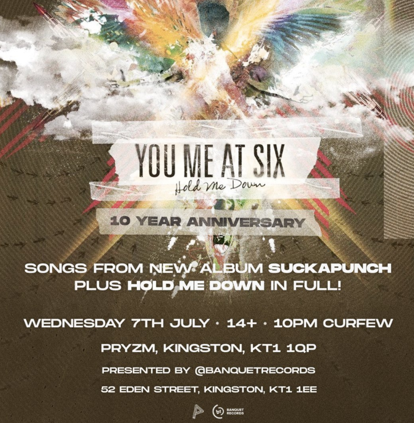 you me at six presentacion inglaterra