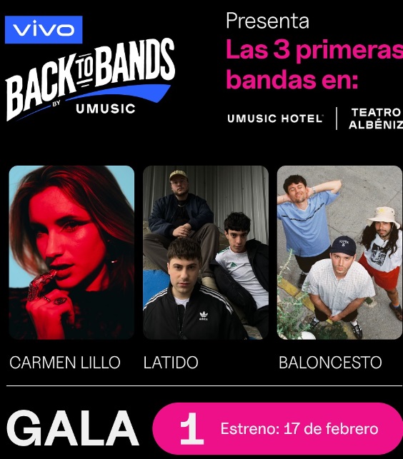 vivo back to bands galas