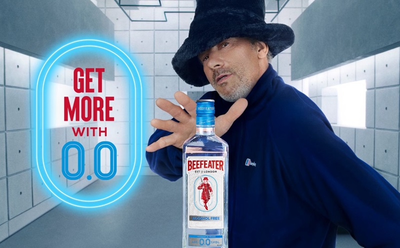 Colaboración de Jamiroquai con Beefeater 0.0% por el 30 aniversario de "Virtual Insanity"